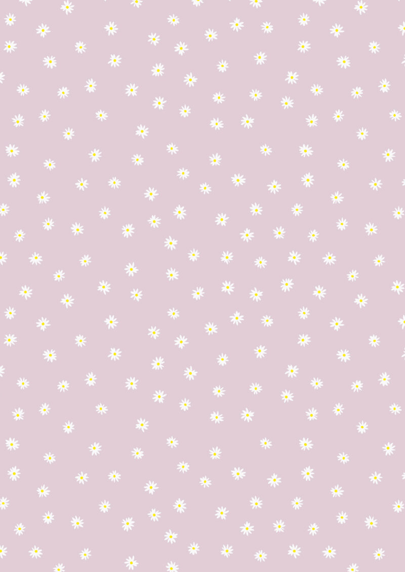 A705.2 daisies on muted lilac