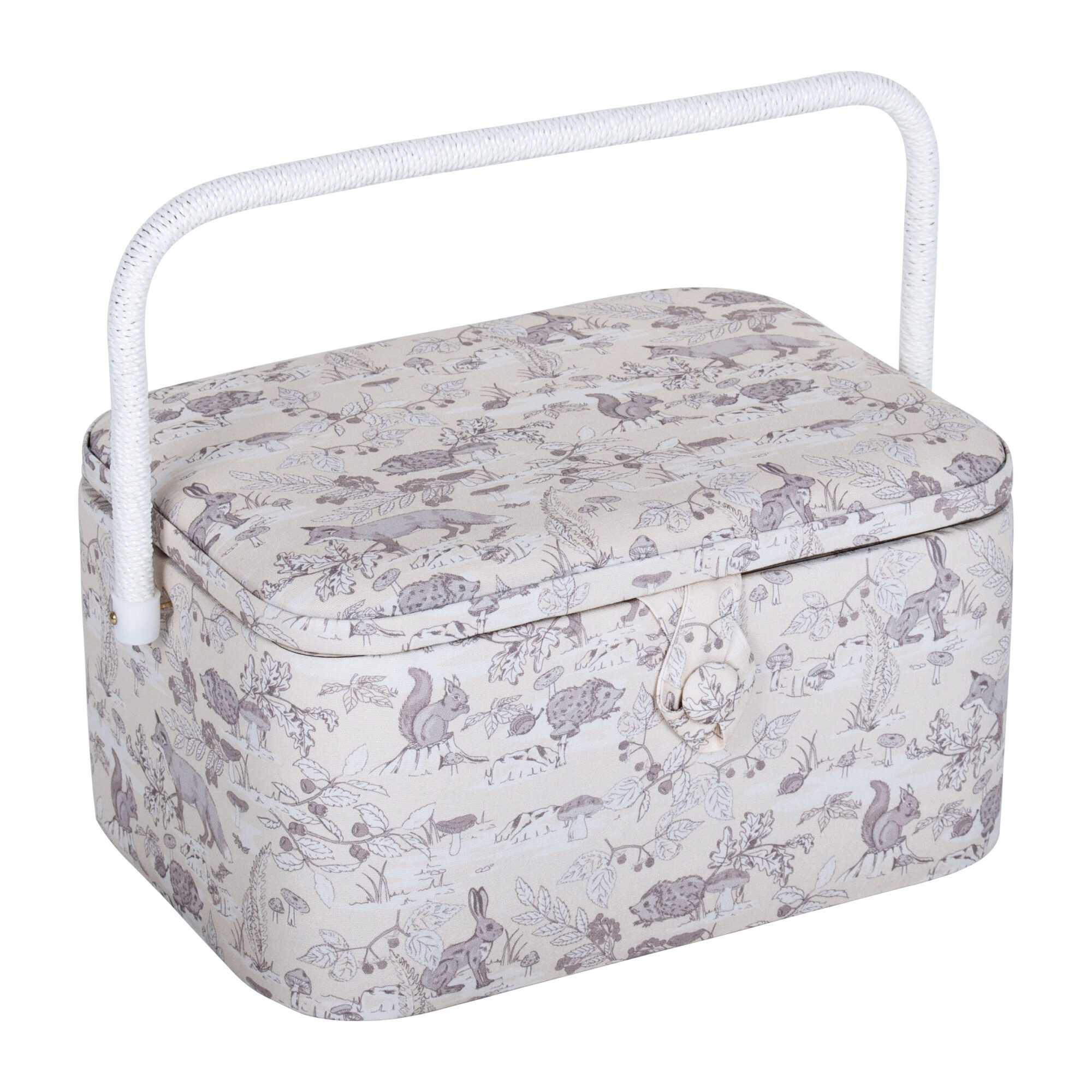 Buy Large Sewing Box Woodland Toile Design Cotswold Sewing Centres